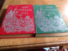 Margriet groot sprookjesboek - groen - blz. Gescheurd 