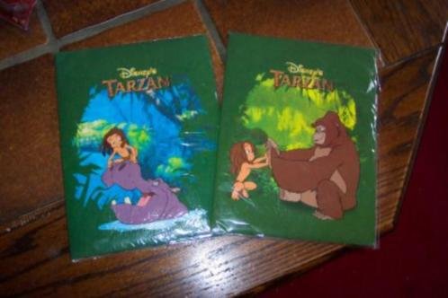 Partijtje van 7 tarzan schrijfpapier sets - 0