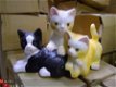 Partijtje van 4 katten beelden - 0 - Thumbnail