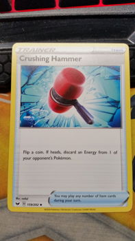 Crushing Hammer 159/202 Sword & Shield - 0