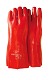 PVC werkhandschoenen olie en vet bestendig rood - 0 - Thumbnail