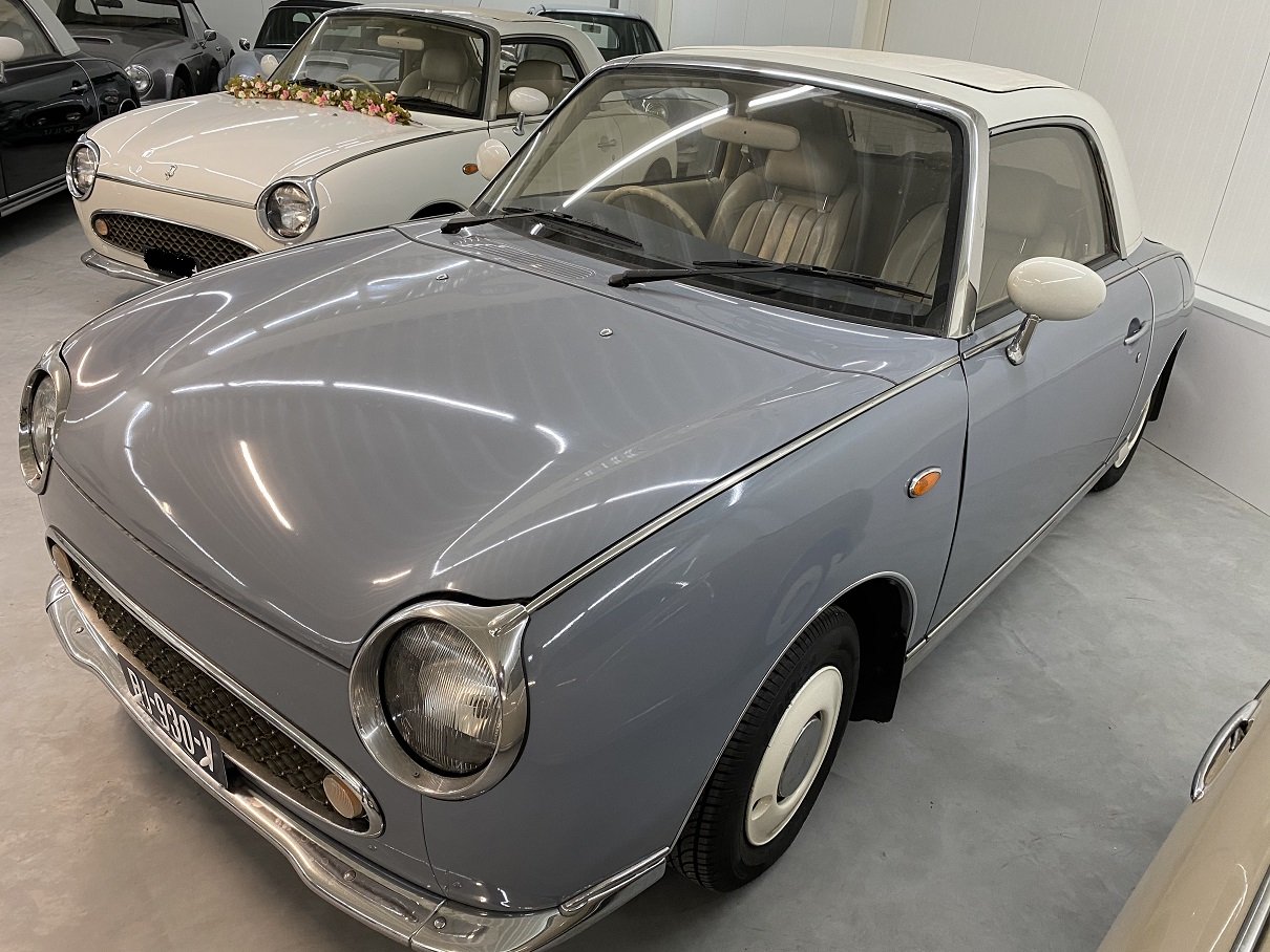 geimporteerd uit Japan is deze roestvrije Nissan Figaro - Afbeelding 2