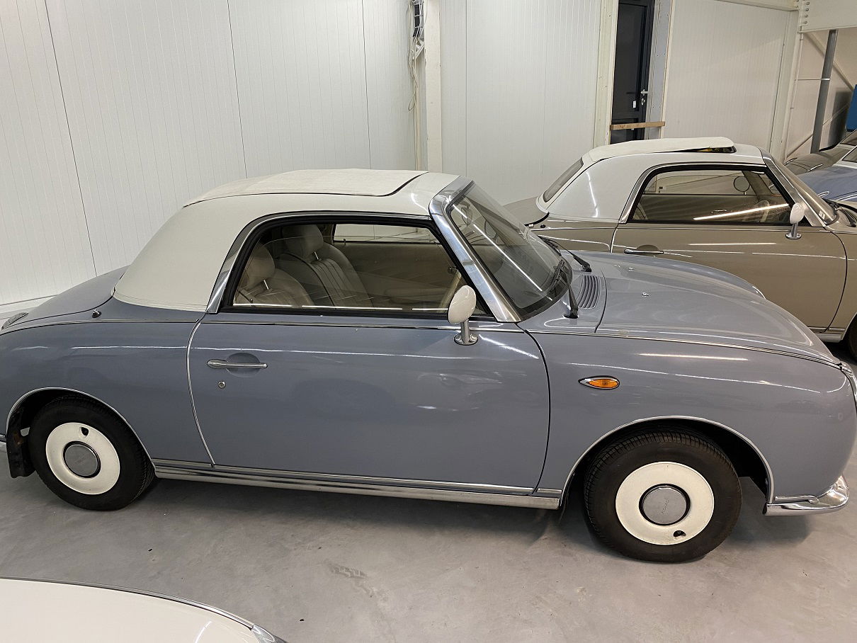 geimporteerd uit Japan is deze roestvrije Nissan Figaro - Afbeelding 6