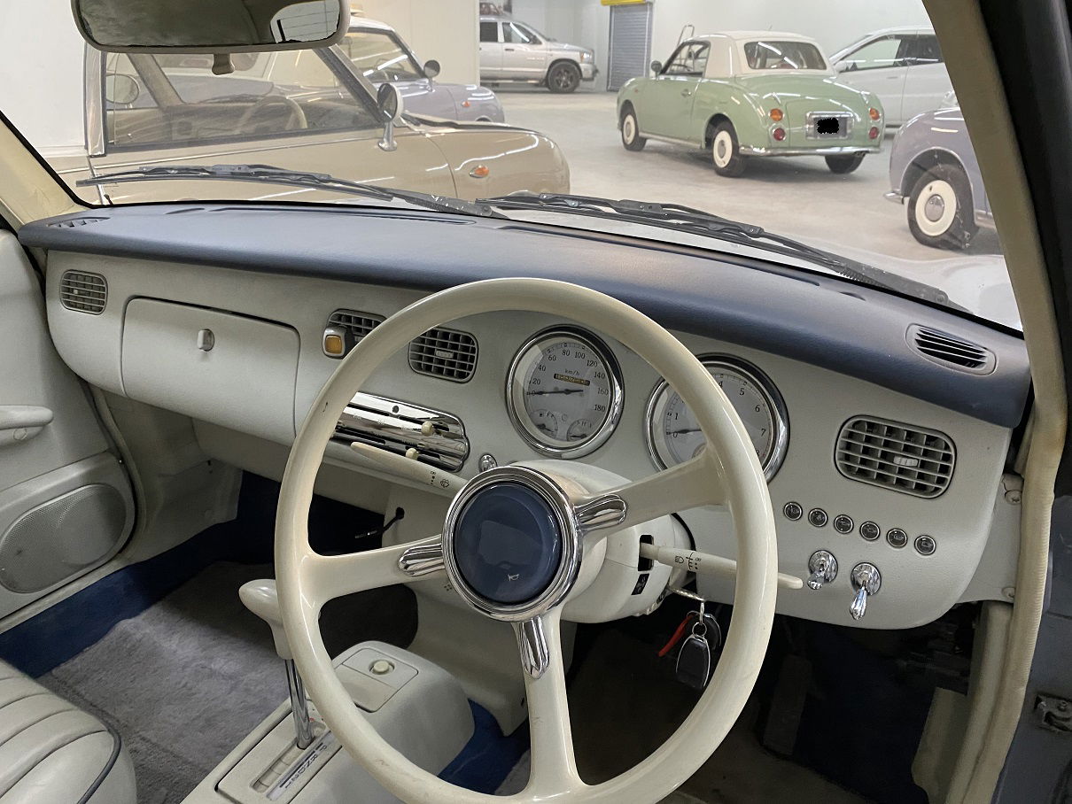 geimporteerd uit Japan is deze roestvrije Nissan Figaro - Afbeelding 7