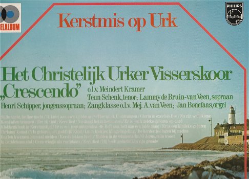 Kerstmis Op Urk -Urker Visserskoor Crescendo -VINYL DubbelLP GEESTELIJKE MUZIEK - 0