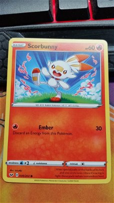 Scorbunny  30/202  Common Sword & Shield