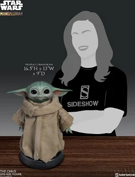 Sideshow The Mandalorian The Child Life-Size Baby Yoda - 1