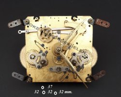 === Pendule uurwerk = Mauthe = oud === 41662