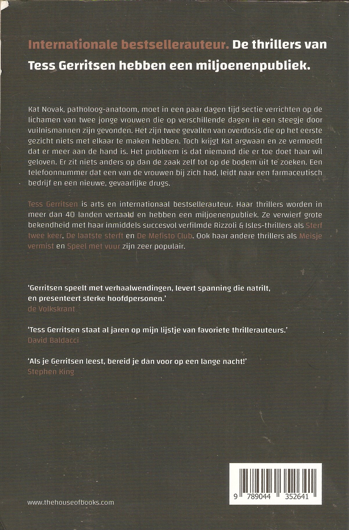 Tess Gerritsen met Meisje vermist - Afbeelding 2