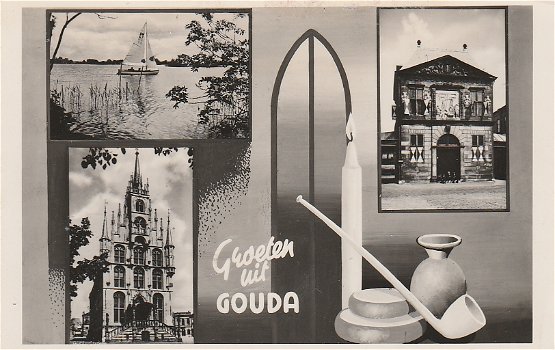 Groeten uit Gouda 1954 - 0