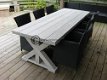 Tafel van steigerhout op maat gemaakt. - 2 - Thumbnail