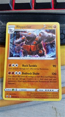 Rhyperior  99/202  Holo Sword & Shield