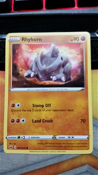 Rhyhorn 97/202 Common Sword & Shield - 0