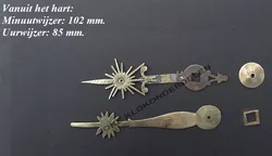 === Comtoise wijzers = oud = 41670