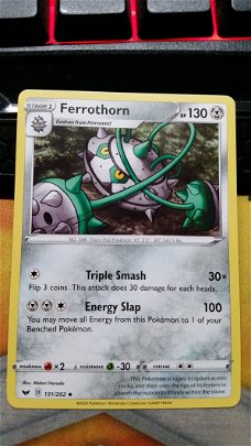 Ferrothorn  131/202  Uncommon   Sword & Shield