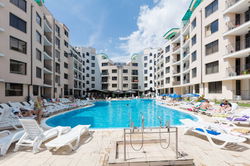 Gemeubileerde studio met 1 slaapkamer in complex "Avalon" (Bulgarijen)
