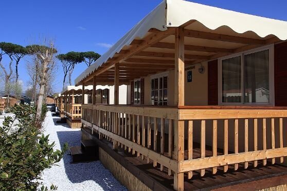 Stacaravan | Toscane aan zee | Italië | Camping | Chalet | Mobile Home - Afbeelding 2