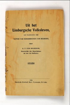 Zeldzaam - Uit het Limburgsche volksleven. Met houtsneden van Victor van Schoonhoven-van Beurden - 0
