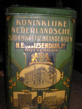 Rotterdam , oud thee blik - 0