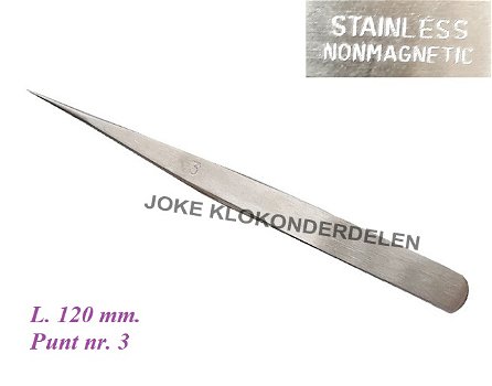 Pincet = stainless steel = non magnetic = 41684 - 0
