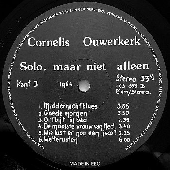 LP - Cornelis Ouwerkerk - SOLO maar niet alleen - 3