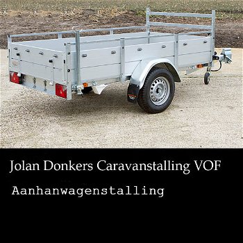 Aanhangwagen, bagagewagen tentwagen stalling - 1