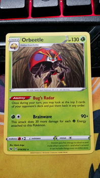 Orbeetle 019/202 Rare Sword & Shield - 0