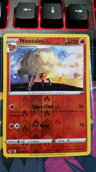 Ninetales 23/202 (reverse) Rare Sword & Shield - 0