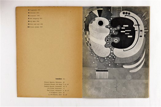 Kandinsky catalogus bij de tentoonstelling in het gemeente museum te 's-Gravenhage - 1