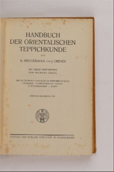 Handbuch Der Orientalischen Teppichkunde - 1