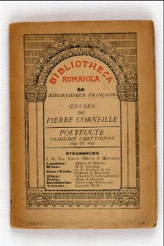 Bibliotheca Romanica. Nr. 80 Oeuvres Pierre Corneille - 0