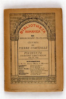 Bibliotheca Romanica. Nr. 80 Oeuvres Pierre Corneille