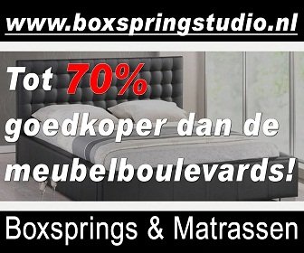 Boxspring Box100 Compleet boxspring NU alle maten €599,- - 3