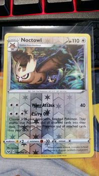 Noctowl 144/202 (reverse) Rare Sword & Shield - 0