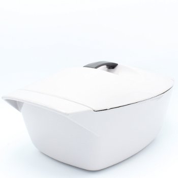 Le Creuset gietijzeren braadpan “Coquelle” by Raymond Loewy, lilagrijs - 2