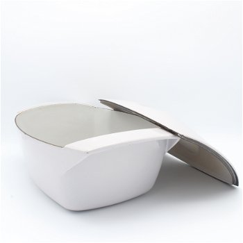 Le Creuset gietijzeren braadpan “Coquelle” by Raymond Loewy, lilagrijs - 3