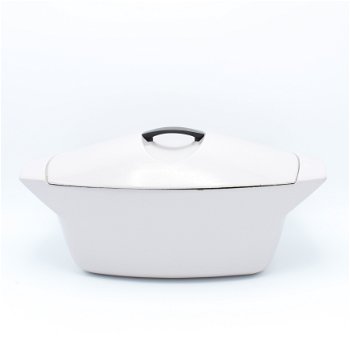 Le Creuset gietijzeren braadpan “Coquelle” by Raymond Loewy, lilagrijs - 5