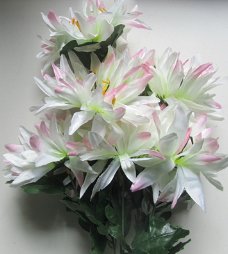 CHRYSANT - KUNST BOEKET - (2)