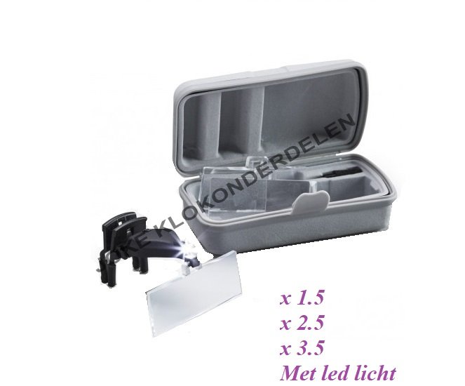 === Loupe met 3 lenzen = met led licht = nieuw = 41700 - nr. 1