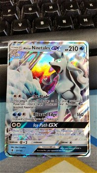 Alolan Ninetales GX 22/145 Ultra Rare S & M Guardians Rising - 0