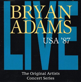 Bryan Adams ‎– USA '87 Live (CD) - 0