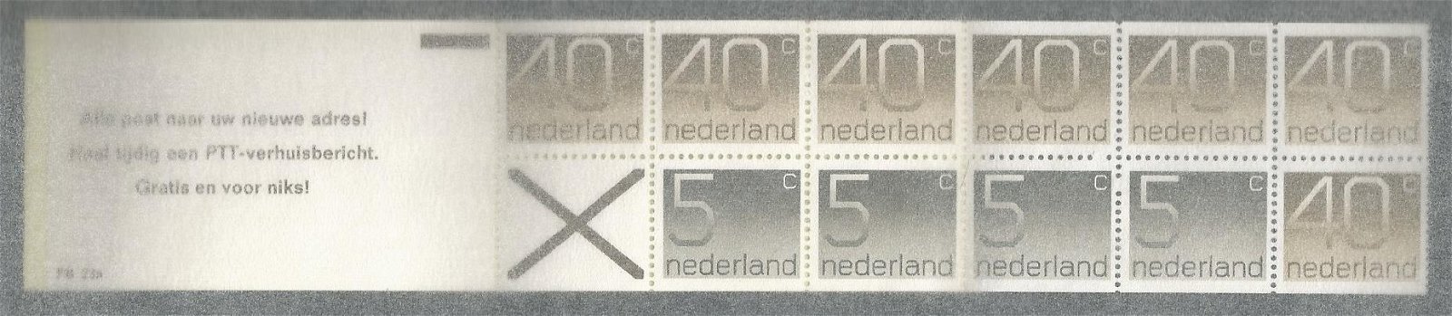 Postzegelboekje Nederland 23 A postfris - 0