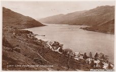 Schotland Loch Long from above Arrochar