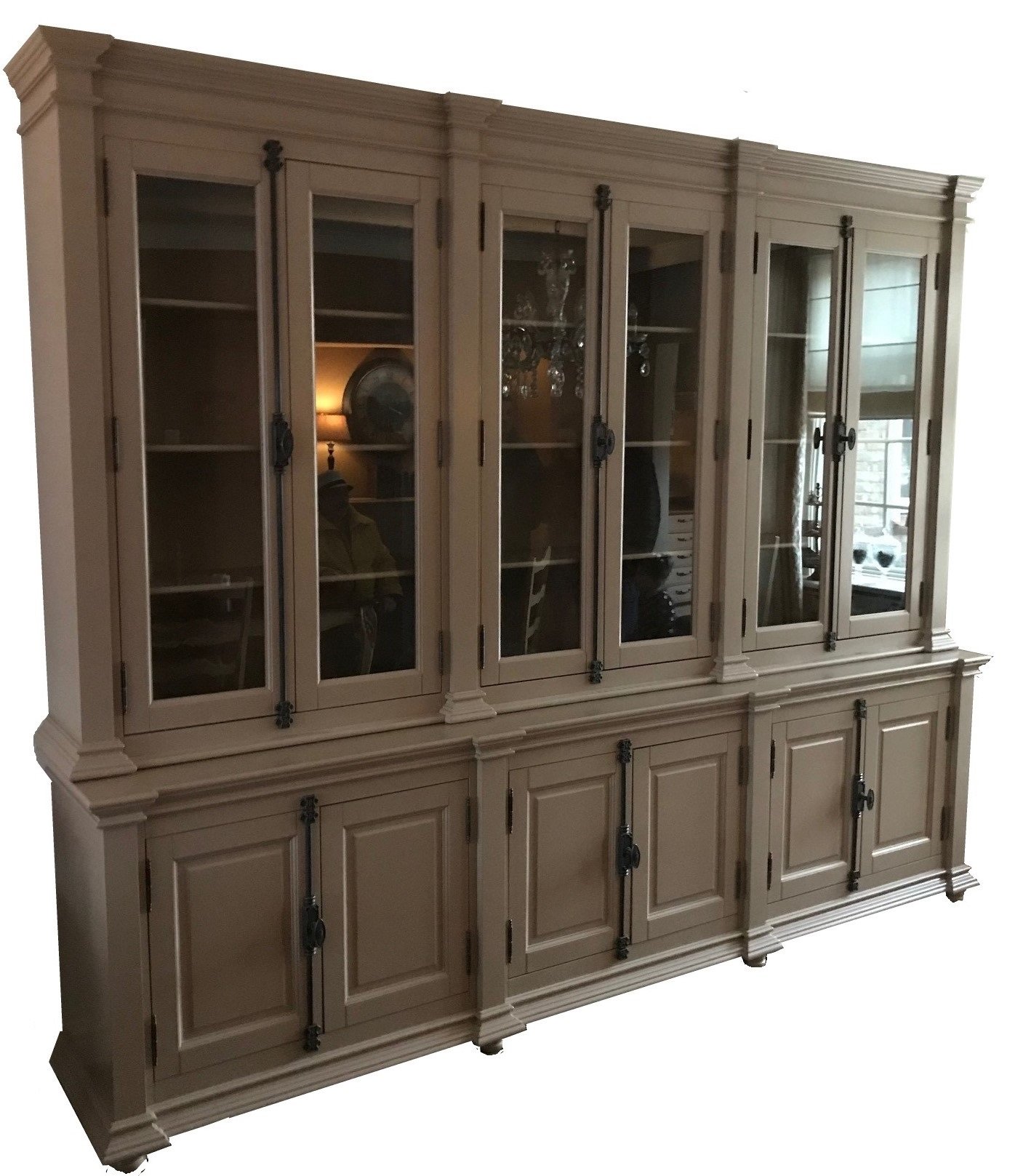 Buffetkast Lara espagnolet roomgeel 300 x 50/40 x 240cm - nr. 1