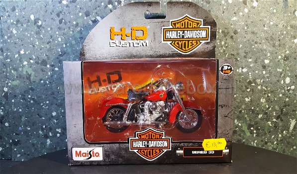 Harley Davidson FLH Duo Glide 1958 1:18 Maisto - 3