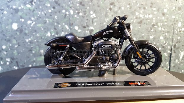 Harley Davidson Sportster Iron 883 2014 1:18 Maisto - 0