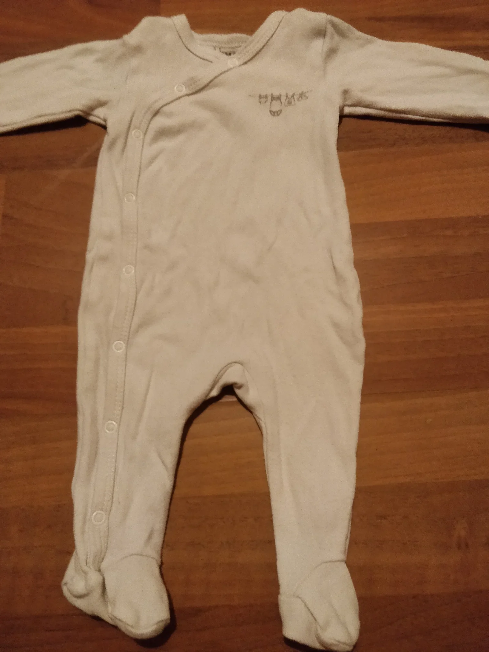 Baby onesie, jumpsuit, maat 56 - Afbeelding 2