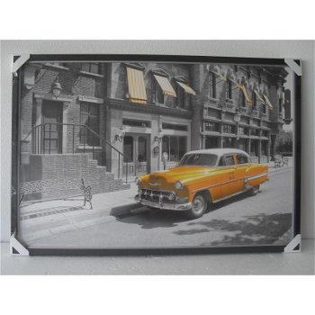 Art Frame - Yellow Cab and Sunshades bij Stichting Superwens! - 0