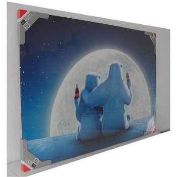 Deco panel Coca Cola - Polar Bears bij Stichting Superwens! - 1