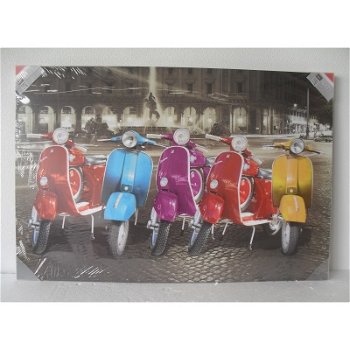 Deco Panel Coloured Scooters bij Stichting Superwens! - 0